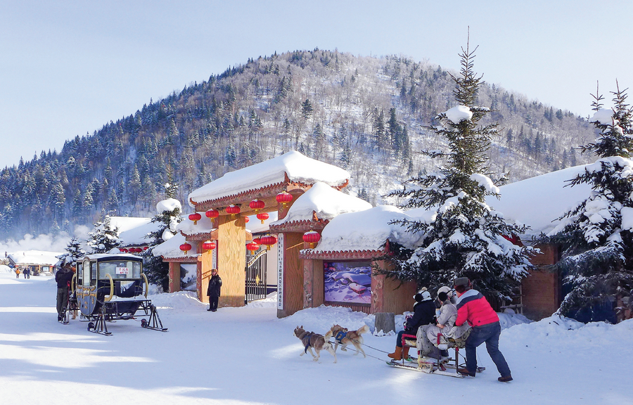 雪韵大街一景（黑龙江省牡丹江市双峰林场）.jpg