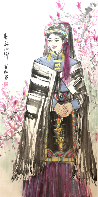 《春到山乡》 崔虹.jpg